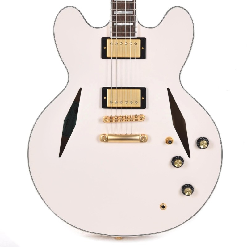 Epiphone ETSEWABWGH3 Artist Emily Wolfe "White Wolfe" Sheraton Semi-Hollow Electric Guitar - Aged Bone White