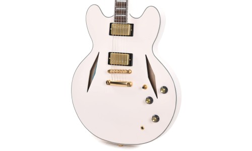 Epiphone ETSEWABWGH3 Artist Emily Wolfe "White Wolfe" Sheraton Semi-Hollow Electric Guitar - Aged Bone White