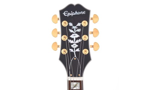 Epiphone ETSEWABWGH3 Artist Emily Wolfe "White Wolfe" Sheraton Semi-Hollow Electric Guitar - Aged Bone White