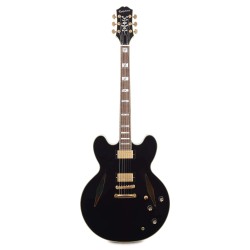 Epiphone ETSEWBAGGH3 Artist Emily Wolfe Sheraton Stealth Semi-Hollowbody Electric Guitar - Black Aged Gloss