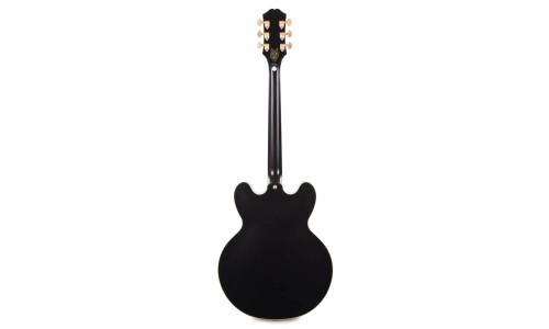 Epiphone ETSEWBAGGH3 Artist Emily Wolfe Sheraton Stealth Semi-Hollowbody Electric Guitar - Black Aged Gloss