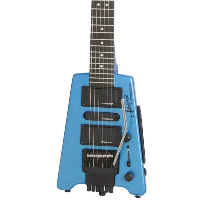 Steinberger GTPROFB1 Spirit GT-PRO Deluxe Outfit Travel Guitar™ - Frost Blue_B stock Steinberger GTPROFB1 Spirit GT-PRO Deluxe Outfit Travel Guitar™ - Frost Blue_B stock