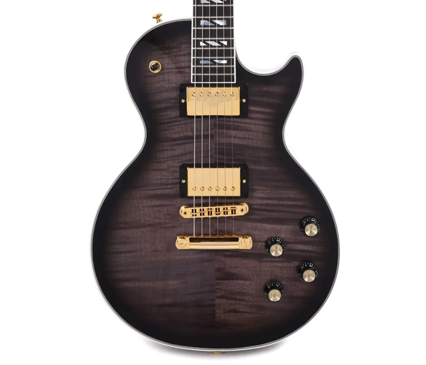 Gibson USA LPSU00E2GH1 Les Paul Supreme Electric Guitar - Translucent Ebony Burst (PRE ORDER)
