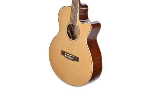 Epiphone PPGR-EEP4NACH1 PR-4E Player Pack Acoustic-Electric Guitar - Natural