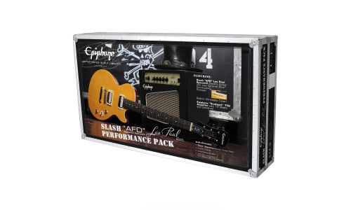 Epiphone PPGS-ENA2AANH3 Slash AFD Les Paul Performance Pack Electric Guitar - Appetite Amber