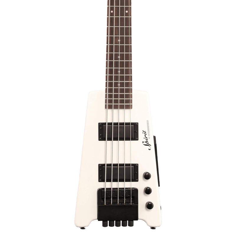 Steinberger XTSTD5WH1 SpiritXT-25 Standard Outfit Travel Electric 5 String Bass Guitar™ - White