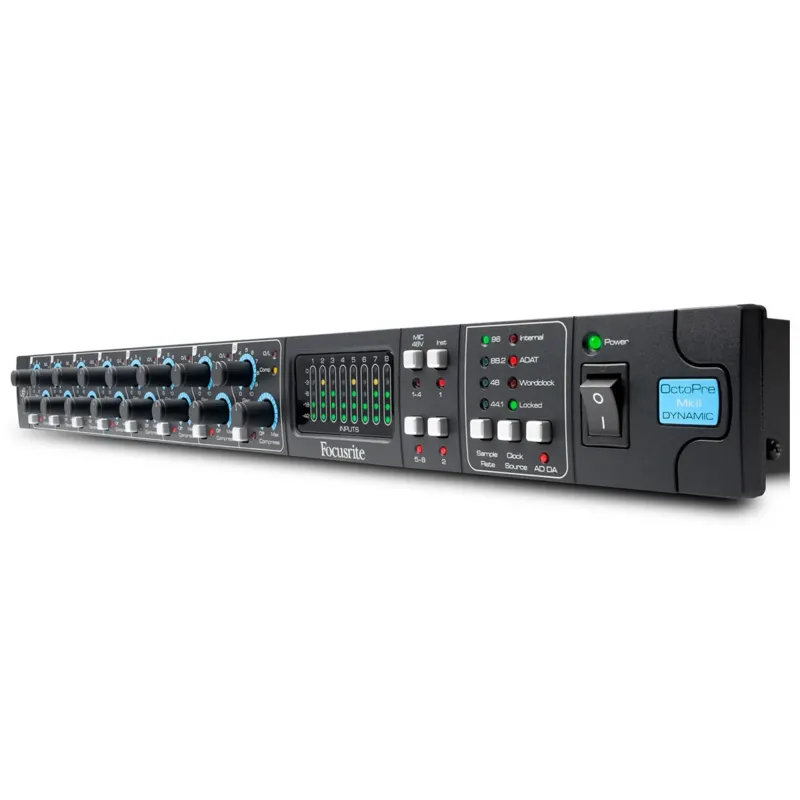 z Focusrite Scarlett Octopre MK II D Dynamic Audio Interface_B stock