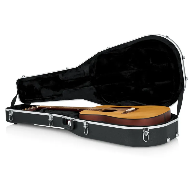 Gator GC-DREAD-12 Deluxe ABS Molded Case - 12-string Acoustic Dreadnought Guitar Gator GC-DREAD-12 Deluxe ABS Molded Case - 12-string Acoustic Dreadnought Guitar
