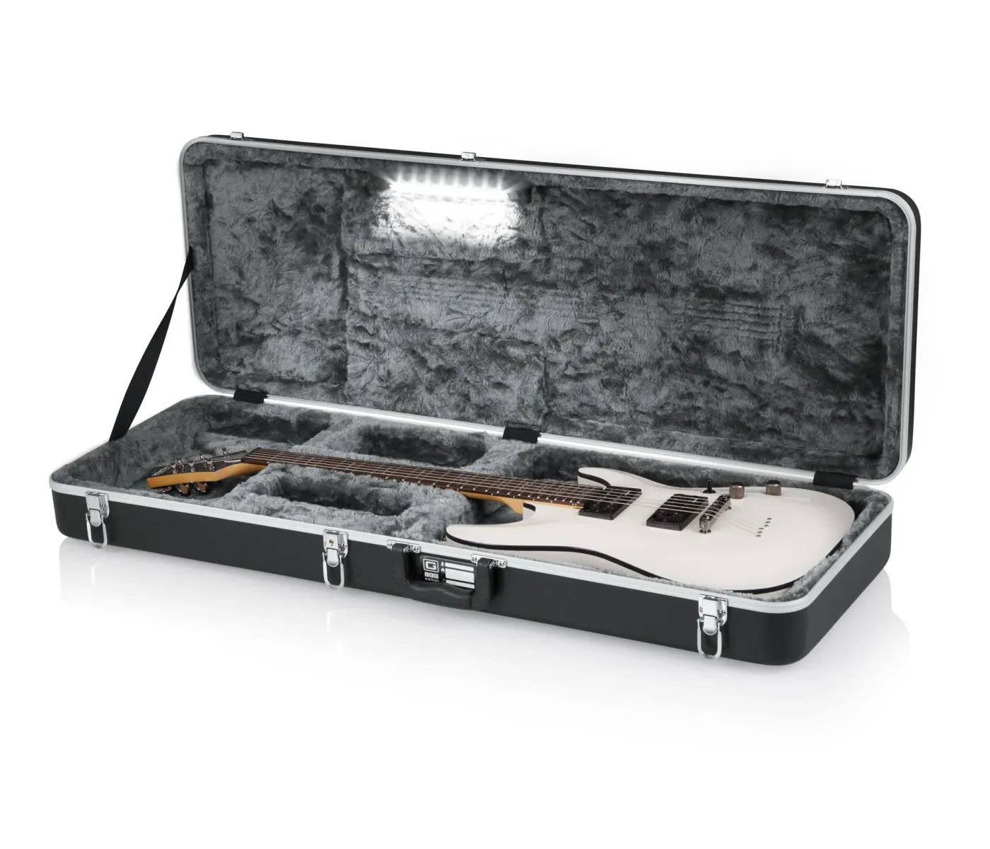 Gator GC-ELECTRIC-LED Deluxe Molded Case with LED Light - Electric Guitar Gator GC-ELECTRIC-LED Deluxe Molded Case with LED Light - Electric Guitar