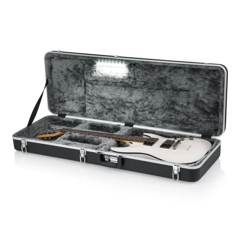 Gator GC-ELECTRIC-LED Deluxe Molded Case with LED Light - Electric Guitar Gator GC-ELECTRIC-LED Deluxe Molded Case with LED Light - Electric Guitar