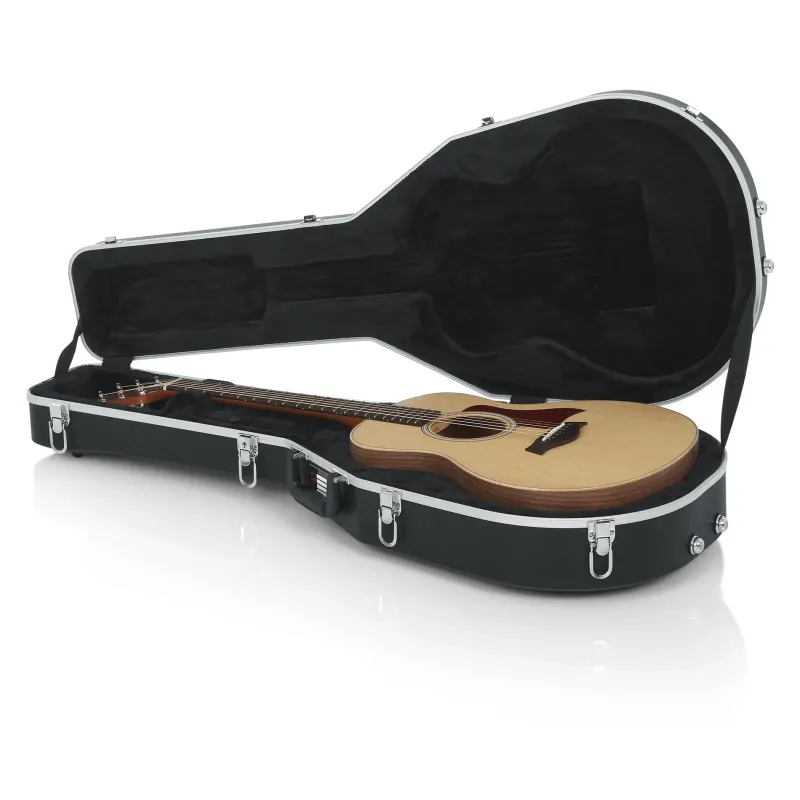 Gator GC-GSMINI Deluxe ABS Molded Case For Taylor GS Mini / Mini Grand Symphony Acoustic Guitar Gator GC-GSMINI Deluxe ABS Molded Case For Taylor GS Mini / Mini Grand Symphony Acoustic Guitar