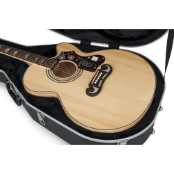 Gator GC-JUMBO Deluxe ABS Molded Case - Jumbo Acoustic Guitar