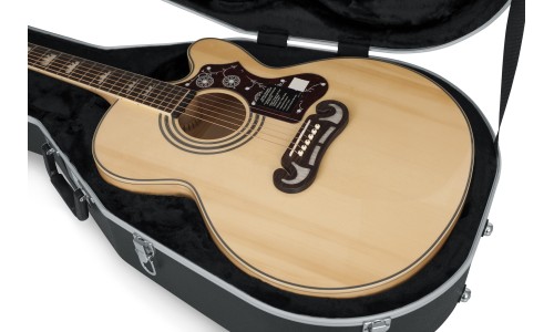 Gator GC-JUMBO Deluxe ABS Molded Case - Jumbo Acoustic Guitar