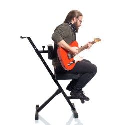 Gator Frameworks GFW-GTR-SEATDLX Deluxe Guitar Seat with Single Hanging Guitar Stand