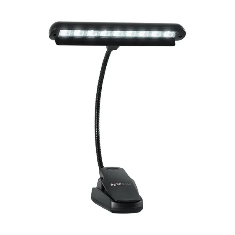 Gator Frameworks GFW-MUS-LED Clip-On LED Music Lamp with Adjustable Neck Gator Frameworks GFW-MUS-LED Clip-On LED Music Lamp with Adjustable Neck