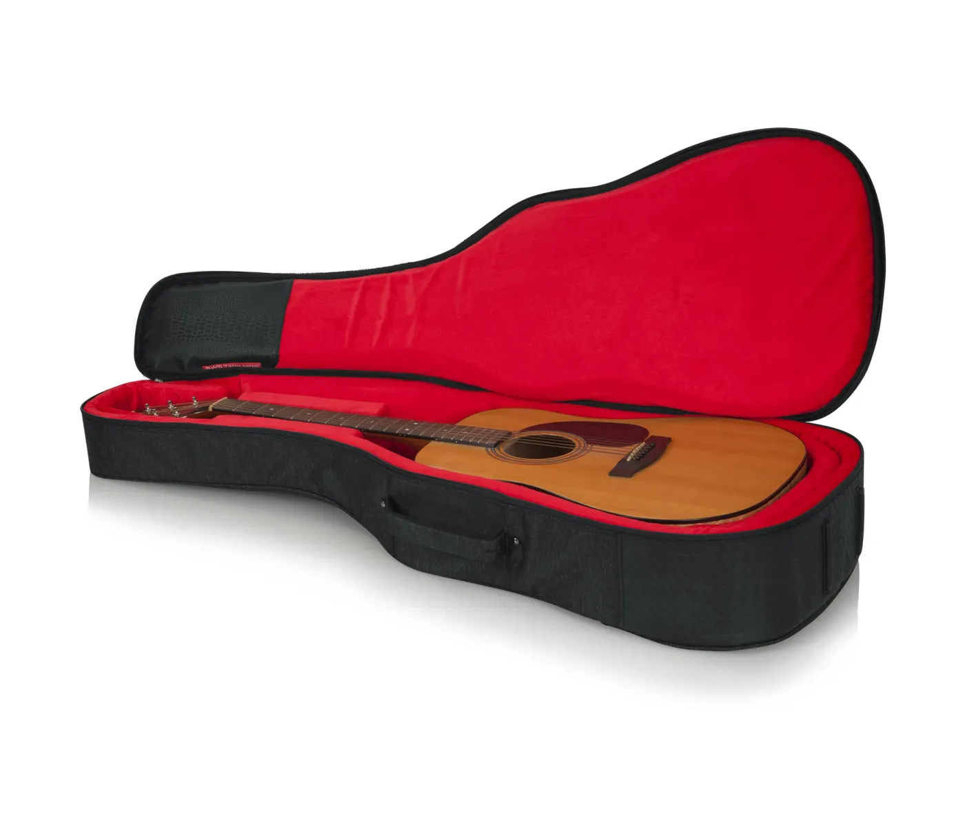 Gator GT-ACOUSTIC-BLK Transit Acoustic Guitar Bag - Charcoal Black