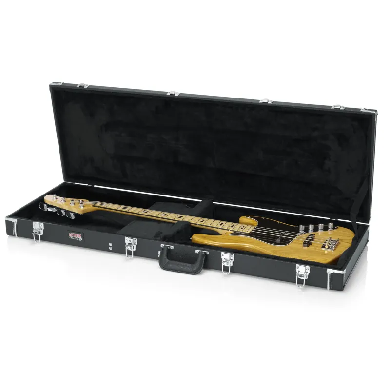 Gator GW-BASS Electric Bass Guitar Deluxe Wood Case Gator GW-BASS Electric Bass Guitar Deluxe Wood Case