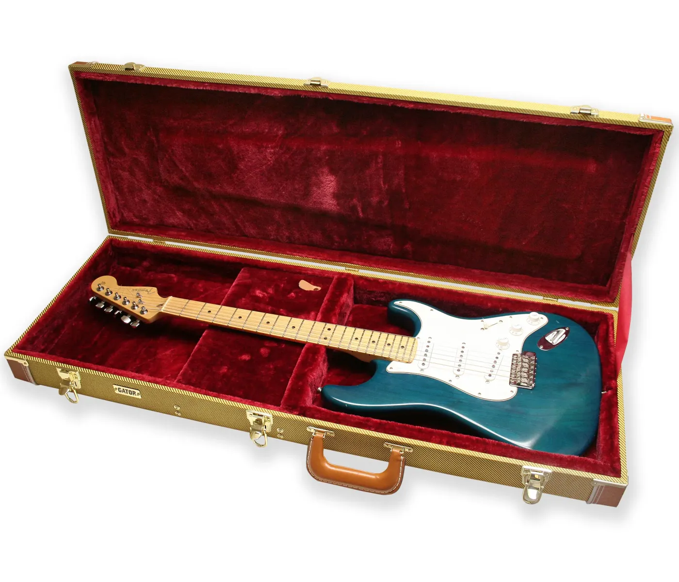 Gator GW-ELECTRIC-TW Deluxe Wood Guitar Case - Tweed