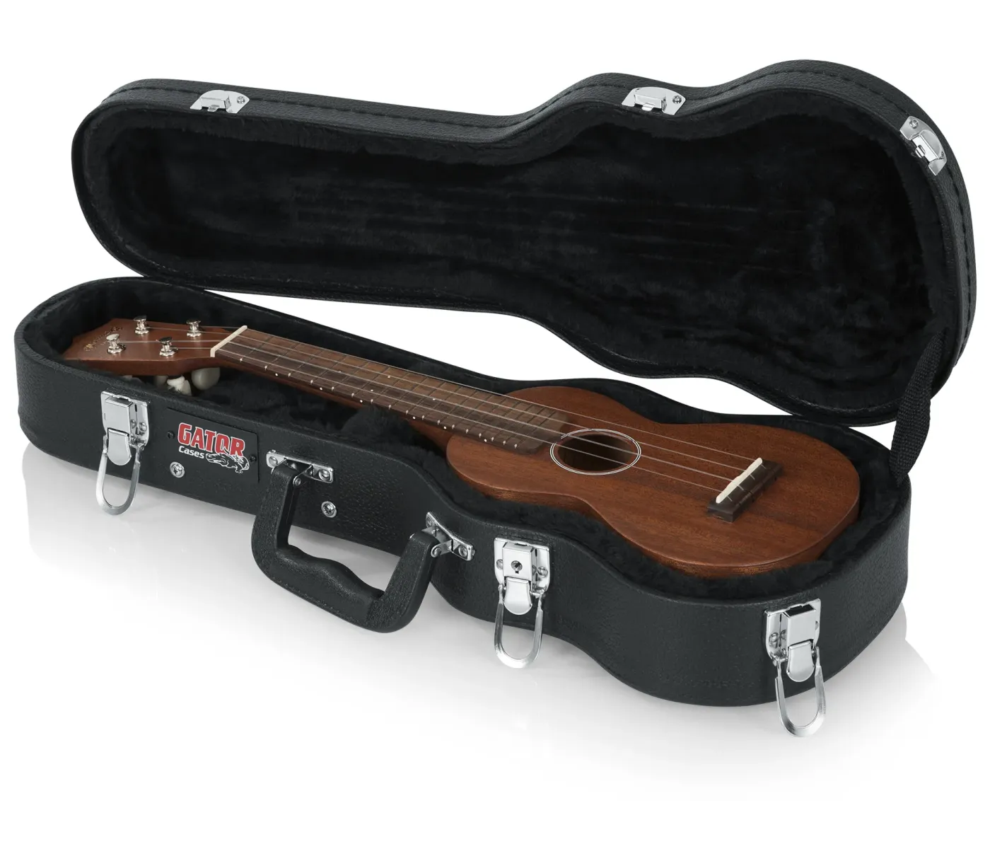Gator GWE-UKE-SOP Soprano Ukulele Wood Case - Black