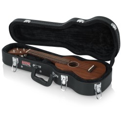 Gator GWE-UKE-SOP Soprano Ukulele Wood Case - Black