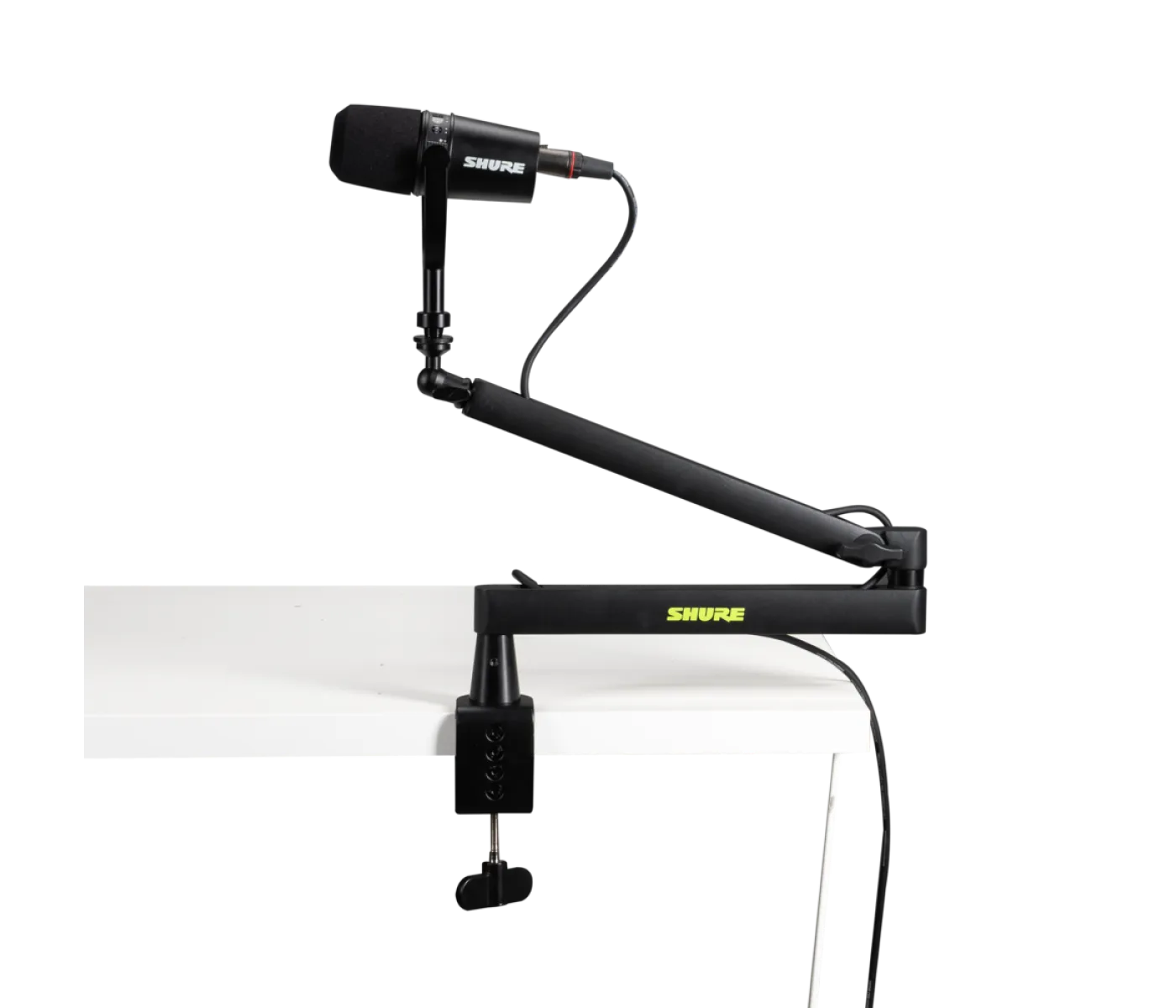 Gator SH-BROADCAST2 Shure Low Profile Desk Mic Boom Stand