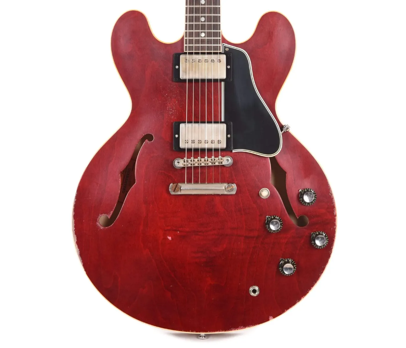 Gibson Custom Shop 61ES335HASCNH1 Murphy Lab 1961 ES-335 Reissue Semi-Hollowbody Electric Guitar - '60s Cherry Heavy Aged Gibson Custom Shop 61ES335HASCNH1 Murphy Lab 1961 ES-335 Reissue Semi-Hollowbody Electric Guitar - '60s Cherry Heavy Aged