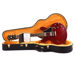 Gibson Custom Shop 61ES335HASCNH1 Murphy Lab 1961 ES-335 Reissue Semi-Hollowbody Electric Guitar - '60s Cherry Heavy Aged