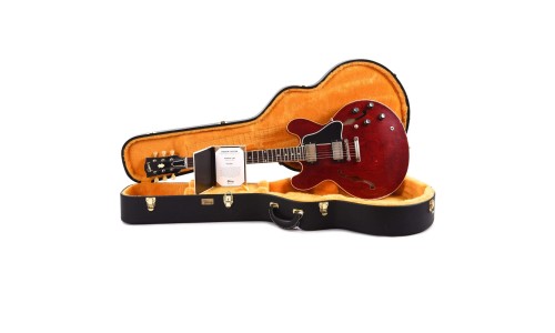 Gibson Custom Shop 61ES335HASCNH1 Murphy Lab 1961 ES-335 Reissue Semi-Hollowbody Electric Guitar - '60s Cherry Heavy Aged