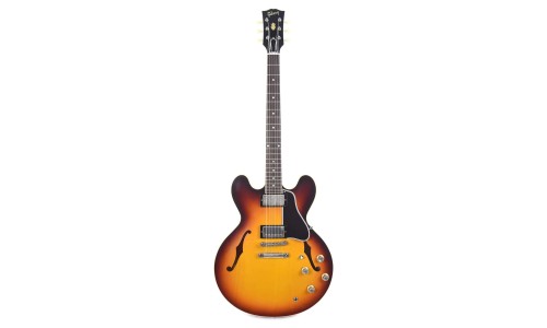 Gibson Custom Shop 61ES335VOVBNH1 1961 ES-335 Reissue VOS Semi-Hollowbody Electric Guitar - Vintage Burst