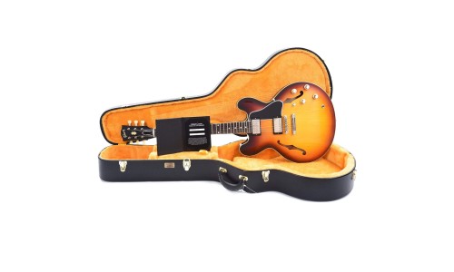 Gibson Custom Shop 61ES335VOVBNH1 1961 ES-335 Reissue VOS Semi-Hollowbody Electric Guitar - Vintage Burst