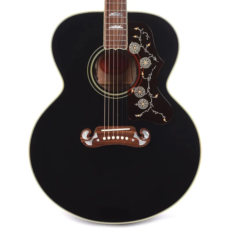 Gibson Custom Shop AMJBE2EB Artist Elvis Signature SJ-200 Acoustic-Electric Guitar - Ebony (PRE ORDER) Gibson Custom Shop AMJBE2EB Artist Elvis Signature SJ-200 Acoustic-Electric Guitar - Ebony (PRE ORDER)