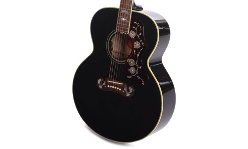 Gibson Custom Shop AMJBE2EB Artist Elvis Signature SJ-200 Acoustic-Electric Guitar - Ebony