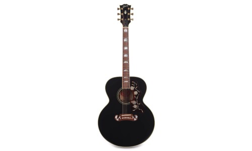 Gibson Custom Shop AMJBE2EB Artist Elvis Signature SJ-200 Acoustic-Electric Guitar - Ebony