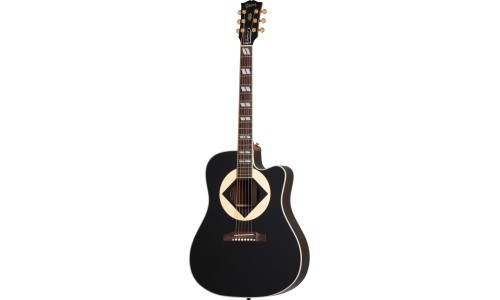 Gibson Acoustic AMSSJCEB Artist Jerry Cantrell Signature "Atone" Songwriter Acoustic-Electric Guitar - Ebony