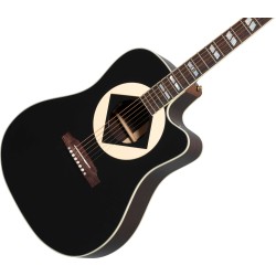 Gibson Acoustic AMSSJCEB Artist Jerry Cantrell Signature "Atone" Songwriter Acoustic-Electric Guitar - Ebony