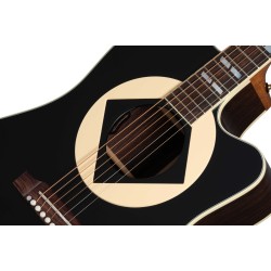 Gibson Acoustic AMSSJCEB Artist Jerry Cantrell Signature "Atone" Songwriter Acoustic-Electric Guitar - Ebony