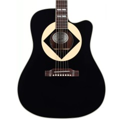 Gibson Acoustic AMSSJCEB Artist Jerry Cantrell Signature "Atone" Songwriter Acoustic-Electric Guitar - Ebony