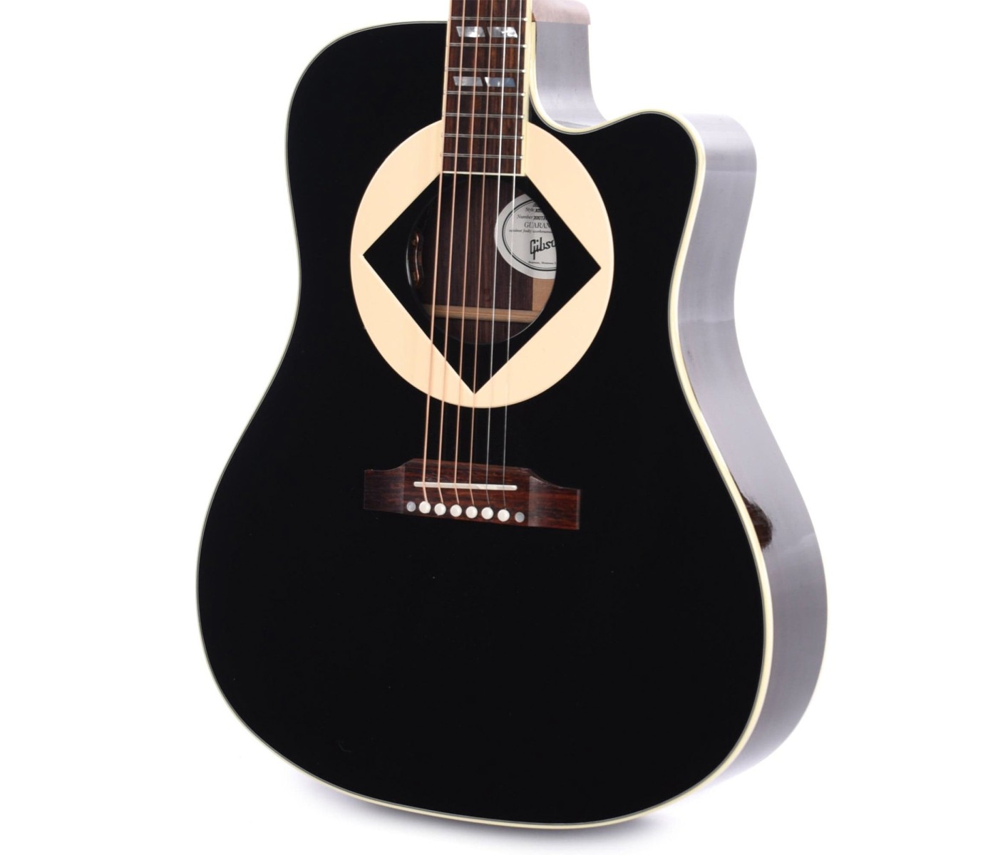 Gibson Acoustic AMSSJCEB Artist Jerry Cantrell Signature "Atone" Songwriter Acoustic-Electric Guitar - Ebony