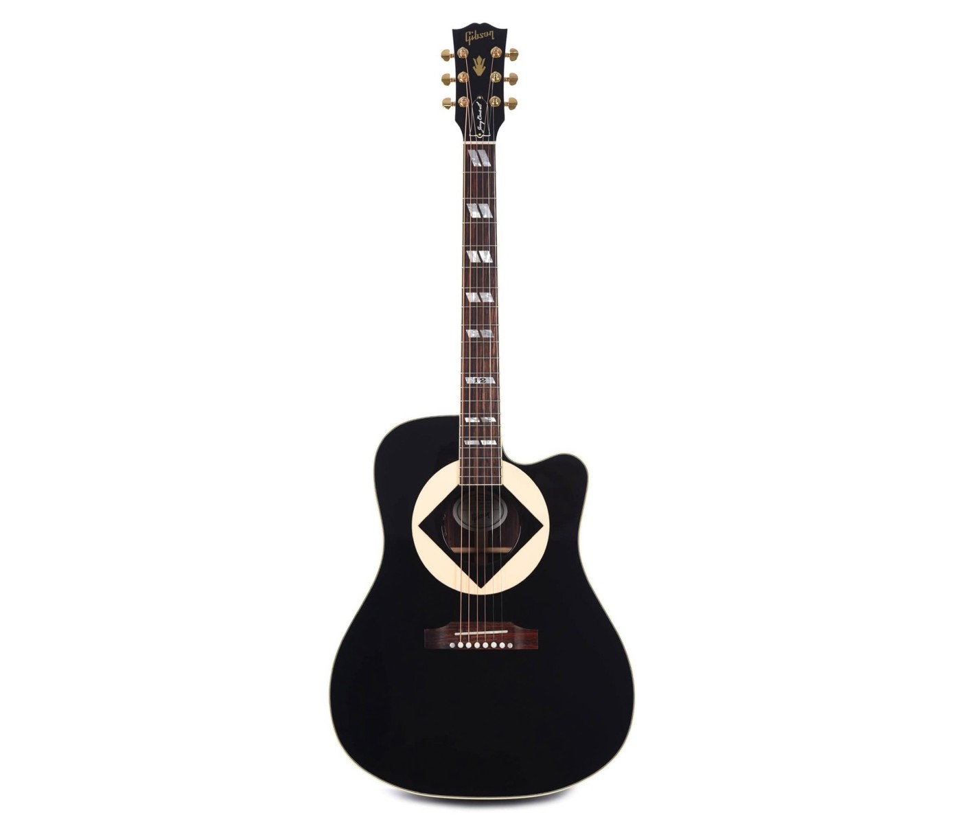 Gibson Acoustic AMSSJCEB Artist Jerry Cantrell Signature "Atone" Songwriter Acoustic-Electric Guitar - Ebony