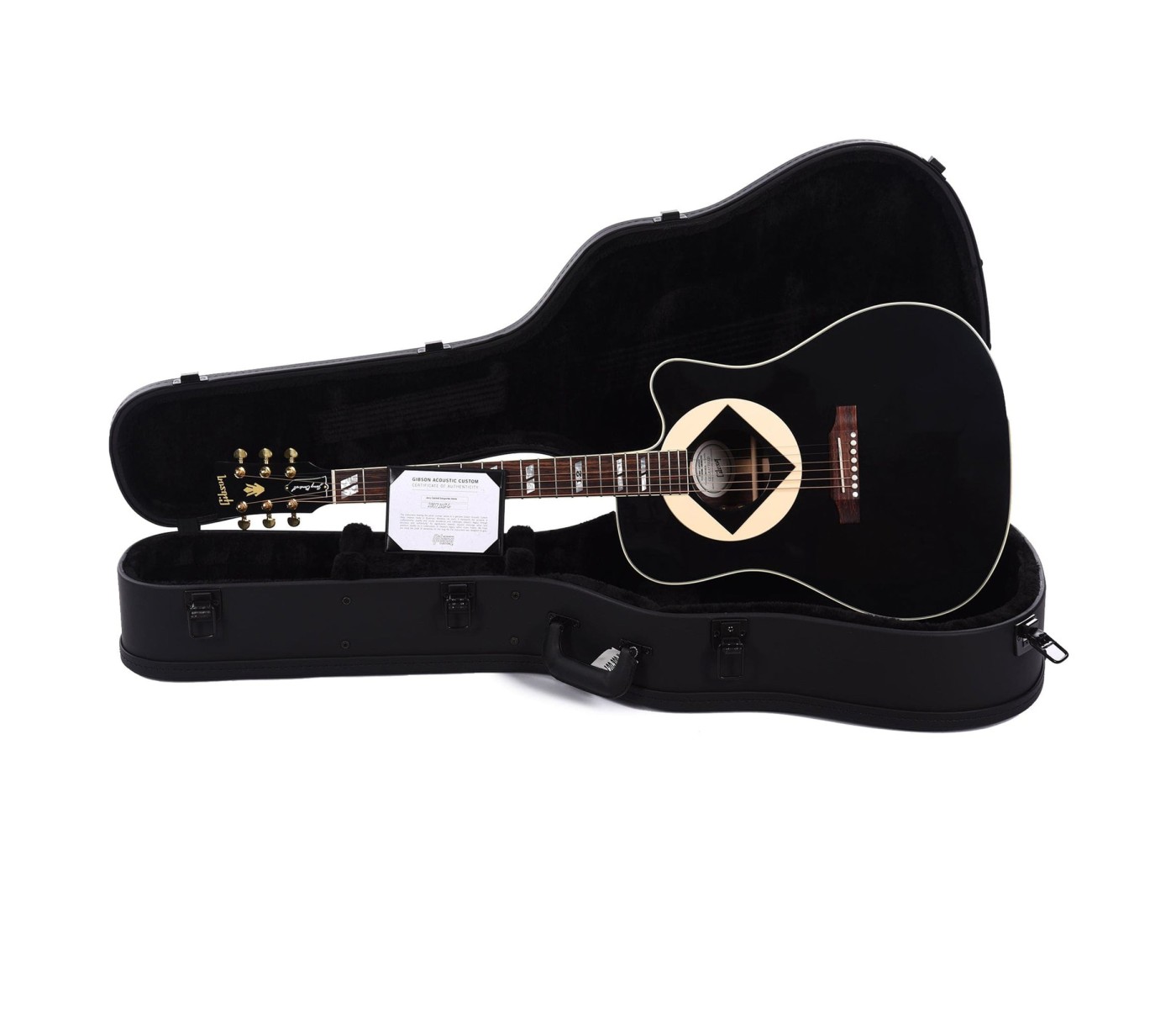 Gibson Acoustic AMSSJCEB Artist Jerry Cantrell Signature "Atone" Songwriter Acoustic-Electric Guitar - Ebony