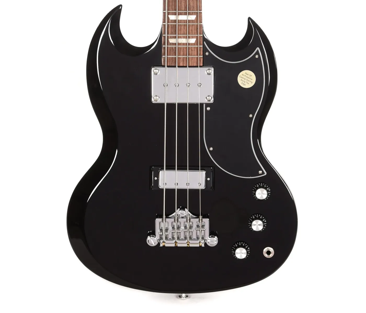 Gibson USA BASG00EBCH1 SG Standard 4 String Electric Bass Guitar - Ebony (PRE ORDER)