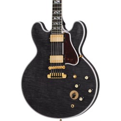 Gibson Custom Shop BBES355LLTEBGH1 B.B. King Lucille Legacy Electric Guitar - Transparent Ebony