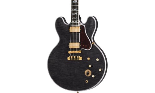 Gibson Custom Shop BBES355LLTEBGH1 B.B. King Lucille Legacy Electric Guitar - Transparent Ebony