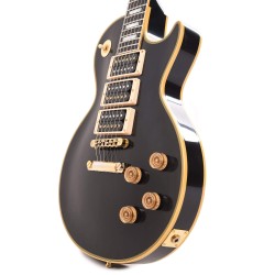 Gibson Custom Shop CSPFPXVOEBGH1 Artist Peter Frampton Signature "Phenix" Inspired Les Paul Custom VOS Electric Guitar - Ebony