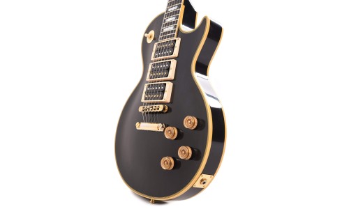 Gibson Custom Shop CSPFPXVOEBGH1 Artist Peter Frampton Signature "Phenix" Inspired Les Paul Custom VOS Electric Guitar - Ebony