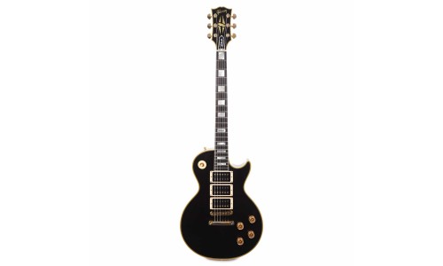 Gibson Custom Shop CSPFPXVOEBGH1 Artist Peter Frampton Signature "Phenix" Inspired Les Paul Custom VOS Electric Guitar - Ebony