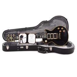 Gibson Custom Shop CSPFPXVOEBGH1 Artist Peter Frampton Signature "Phenix" Inspired Les Paul Custom VOS Electric Guitar - Ebony