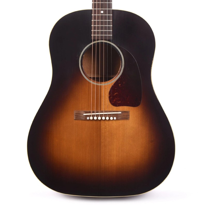 Gibson Custom Shop CSRS45VSLA Murphy Lab Acoustic 1942 Banner J-45 Acoustic Guitar - Vintage Sunburst Light Aged