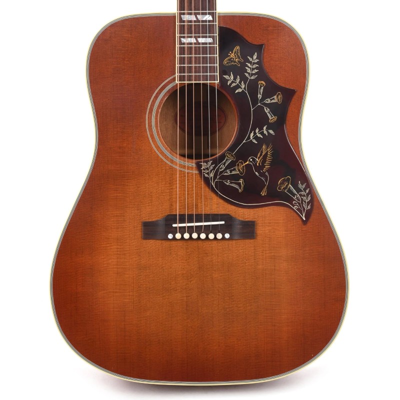 Gibson Custom Shop CSSSHBHCSLA Murphy Lab 1960 Hummingbird Acoustic Guitar - Cherry Sunburst Light Aged