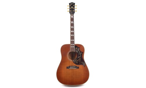 Gibson Custom Shop CSSSHBHCSLA Murphy Lab 1960 Hummingbird Acoustic Guitar - Cherry Sunburst Light Aged